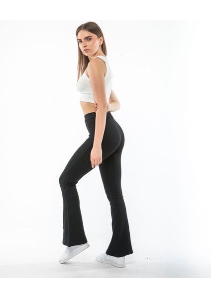 Kadın Siyah Ispanyol Çelik Tayt fiyatları