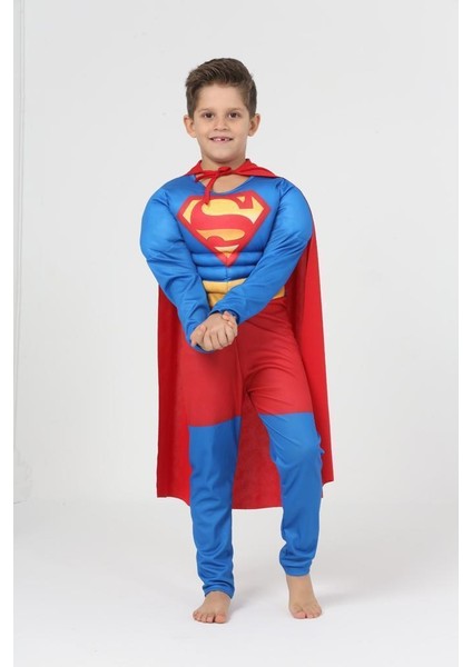 Süperman Kaslı Kostüm fiyatları
