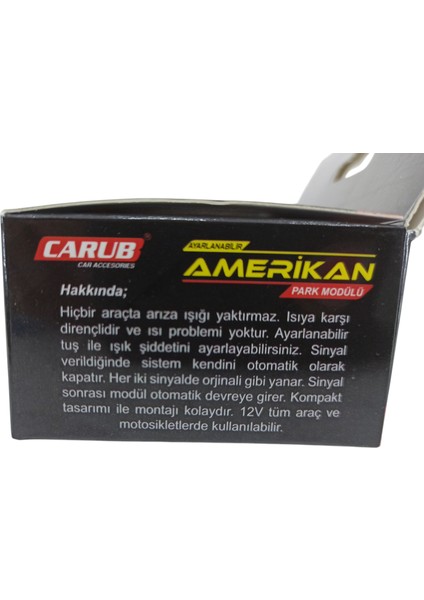 AKYZ-001 Ayarlı Amerikan Park Modulü 12V.