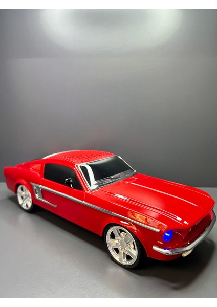 Mustang 1967 Model Bluetooth, USB ve Radyo Özellikli Full Metal Koleksiyon Klasik Oyuncak Araba-Ofis