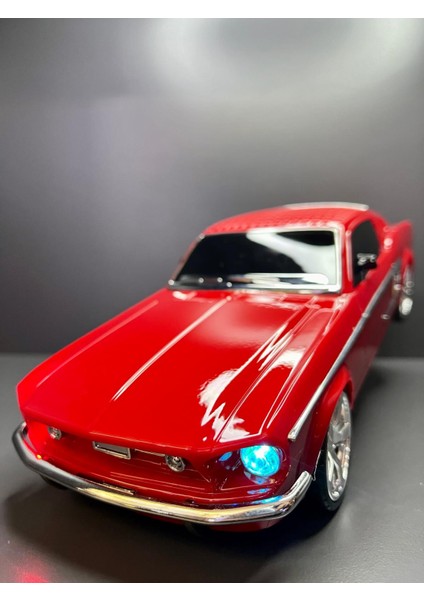 Mustang 1967 Model Bluetooth, USB ve Radyo Özellikli Full Metal Koleksiyon Klasik Oyuncak Araba-Ofis