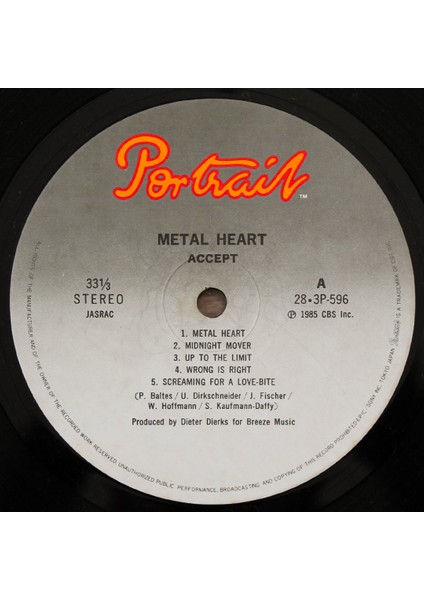 Accept - Metal Heart fırsatları