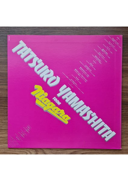 onlyjapanvinyl Tatsuro Yamashita From Niagara 33'lük LP PLAK