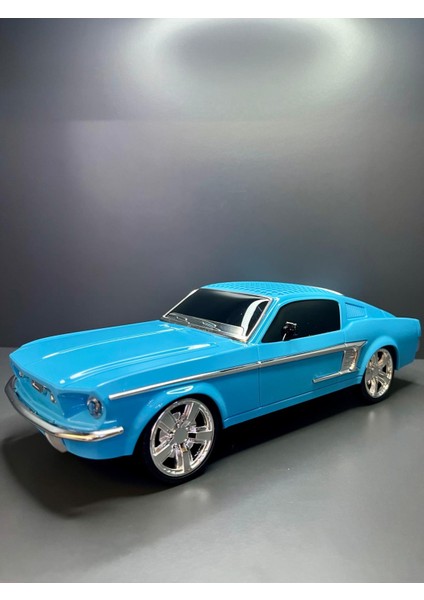 Mustang 1967 Model Bluetooth, USB ve Radyo Özellikli Full Metal Koleksiyon Klasik Oyuncak Araba-Ofis
