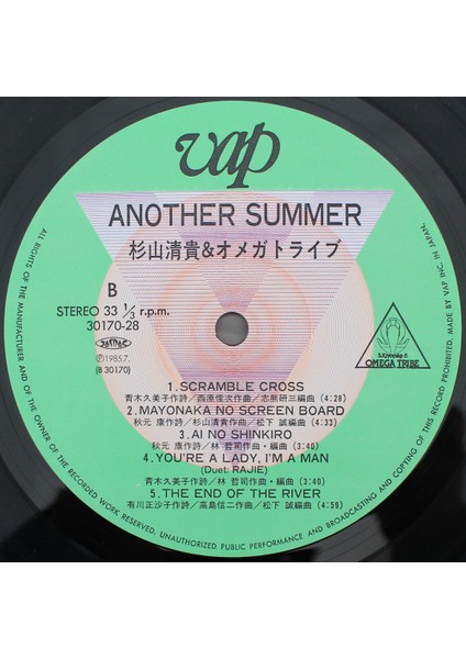 S. Kiyotaka & Omega Tribe - Another Summer indirimleri
