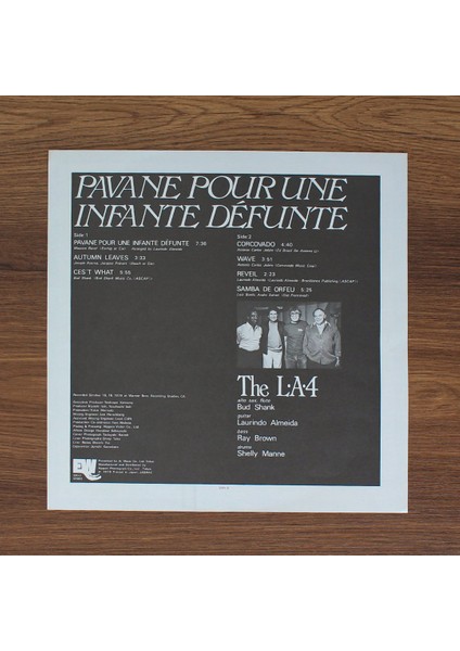L.a.4 - Pavane Pour Une Infante Défunte Kopyası