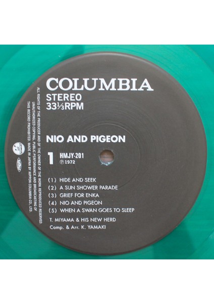 Toshiyuki Miyama & The New Herd - Nio & Pigeon modelleri