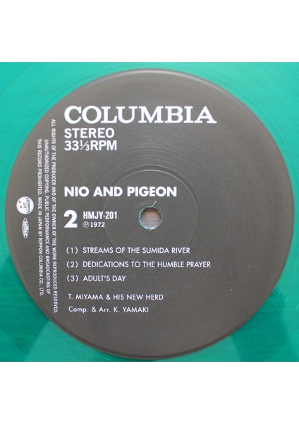 Toshiyuki Miyama & The New Herd - Nio & Pigeon fırsatları
