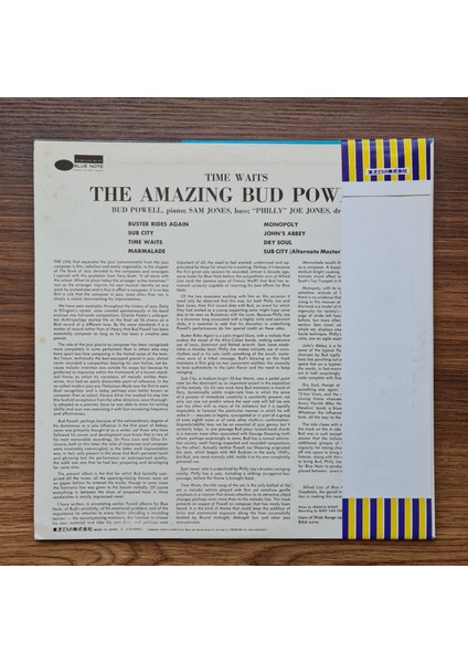 Bud Powell – The Amazing Bud Powell, Vol. 4 - Time Waits