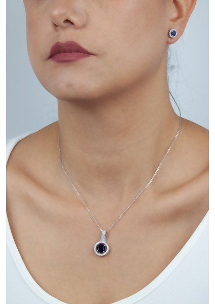 Abiye Kolye Küpe Set