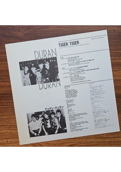 Duran Duran – Tiger! Tiger! modelleri