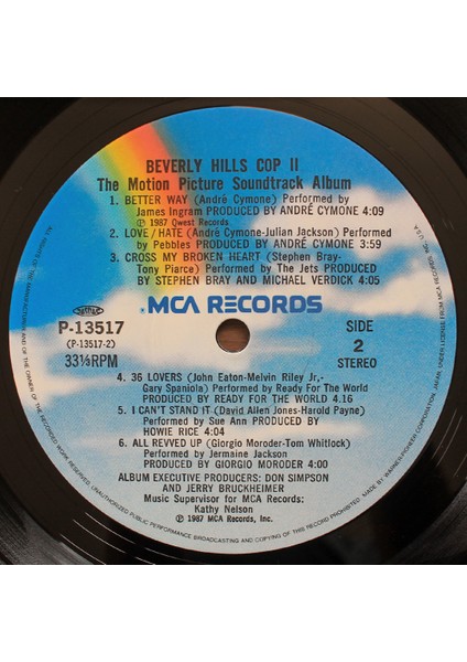 Beverly Hills Cop Iı (The Motion Picture Soundtrack Album)