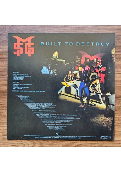 The Michael Schenker Group – Built To Destroy