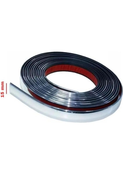 15MM Dekoratif Nikelajlı Şerit Çıta 2 Metre fiyatları