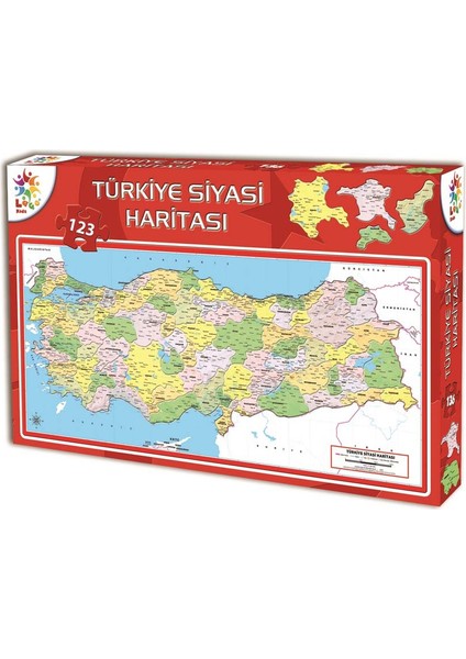 Türkiye Siyasi Haritası Puzzle
