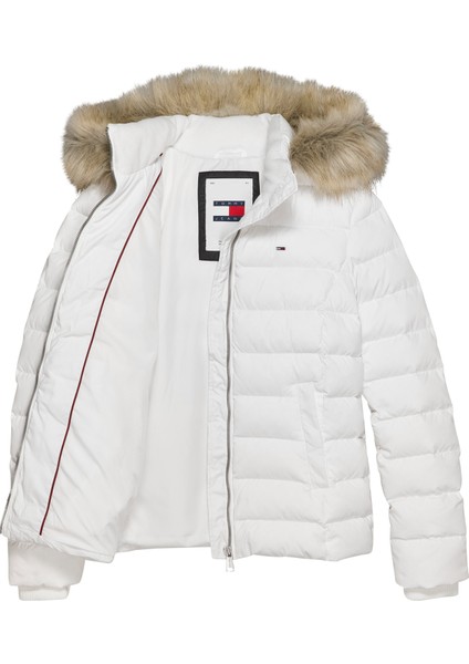 Tommy Hılfıger Tjw Basıc Hooded Down Jacket Ext Mont