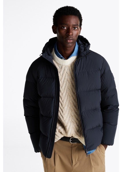 Tommy Hılfıger Down Hooded Puffer Jacket Mont