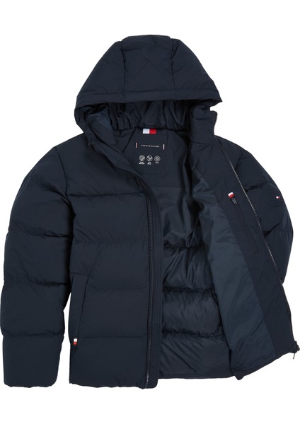 Tommy Hılfıger Down Hooded Puffer Jacket Mont