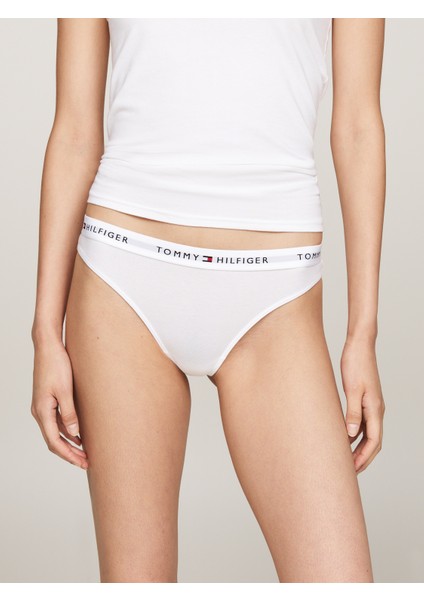 Tommy Hılfıger 3 Pack Thong (Ext. Sızes) Külot