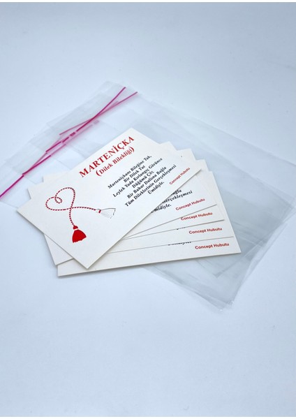 10’lu (2’li 5 Set) Kartlı Jelatinli Hediyelik Yılbaşı Marteniçka Dilek Şans Bilekliği fırsatları