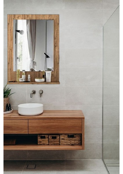 Banyo Aynası Lavabo Aynası Dekoratif Ayna 60X45 cm Yatay fiyatları