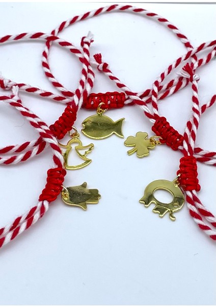 Hediyelik 5’li Kartlı Jelatinli Marteniçka Dilek Şans Bilekliği