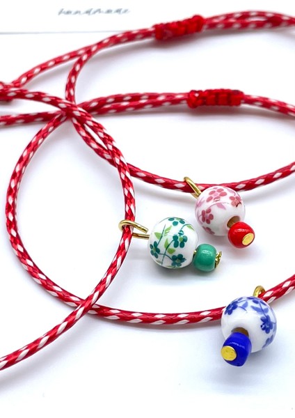 3’lü Kartlı Jelatinli Lüks Marteniçka Yılbaşı Dilek Bilekliği Seti