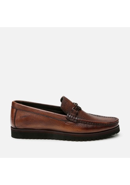 02AYH299410A480 HAKIKI Deri Kahve Erkek Loafer