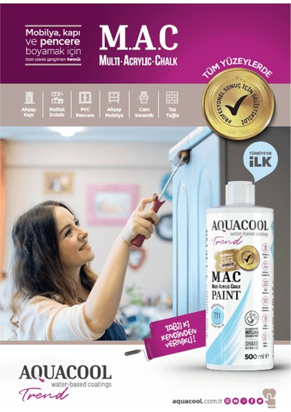 Su Bazlı Akrilik Dönüşüm Boyası 100 Pamuk Beyaz 150 ml fiyatları