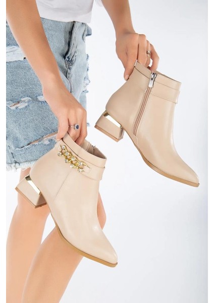 02995 Kadın Taşlı Topuklu Bot fırsatları