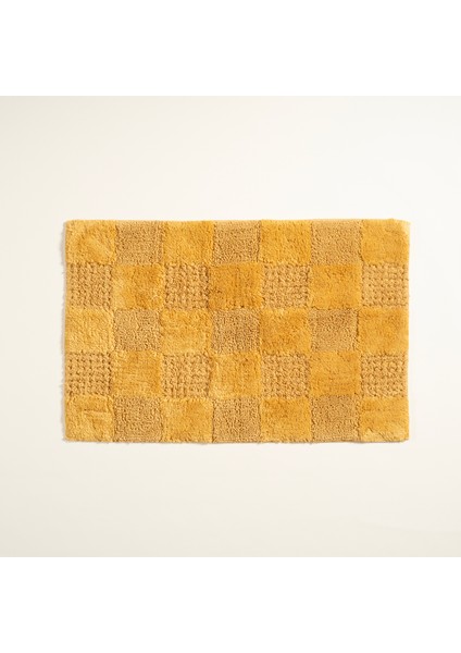 Punjab Pamuklu Banyo Paspası 40X60 cm Sarı