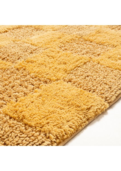 Punjab Pamuklu Banyo Paspası 40X60 cm Sarı