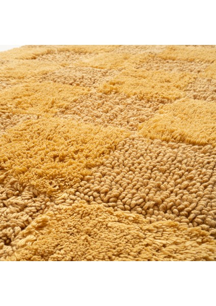 Punjab Pamuklu Banyo Paspası 40X60 cm Sarı