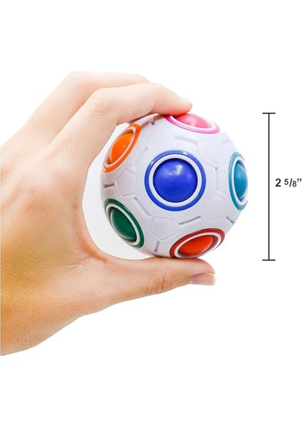 Krizantem Yeni Nesil Stres Topu 3D Zeka Eğlence Oyuncak Eğitici Oyuncak Yapboz Sihirli Top Çocuk ve Yetişkin
