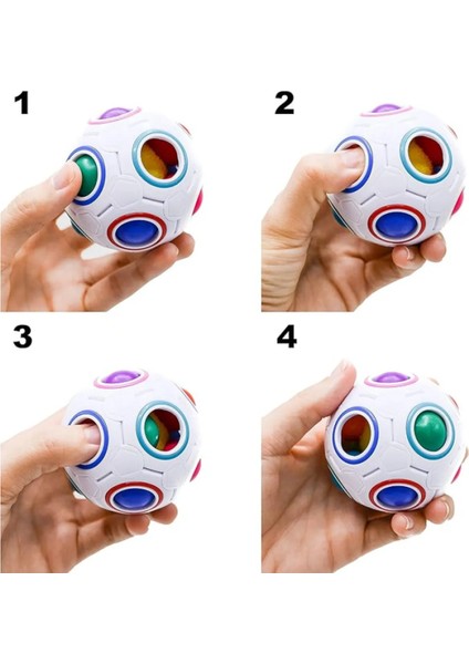 Krizantem Yeni Nesil Stres Topu 3D Zeka Eğlence Oyuncak Eğitici Oyuncak Yapboz Sihirli Top Çocuk ve Yetişkin