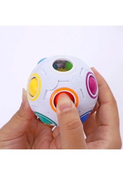 Krizantem Yeni Nesil Stres Topu 3D Zeka Eğlence Oyuncak Eğitici Oyuncak Yapboz Sihirli Top Çocuk ve Yetişkin
