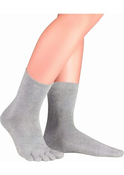Kadın 3'lü Bambu Mantar Çorabı Parmak Çorap 36-44 Numara indirimleri