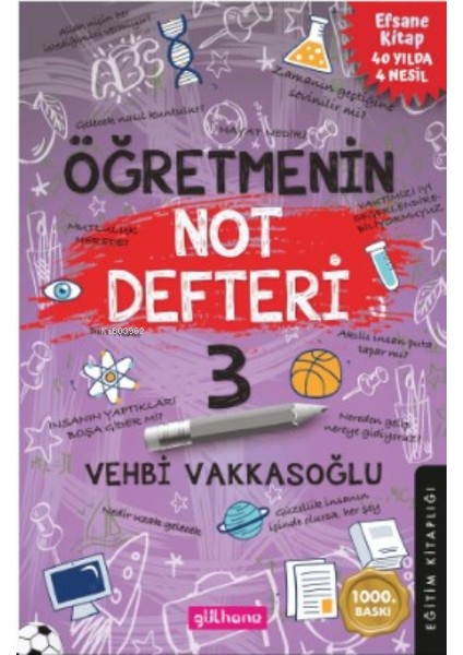 Öğretmenin Not Defteri (3 Kitap Set) Efsane Kitap 40 Yılda 4 Nesil - Vehbi Vakkasoğlu