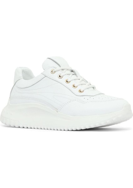 Beyaz Deri Kadın Spor Ayakkabı 16WA8153 16WA8153 fiyatları
