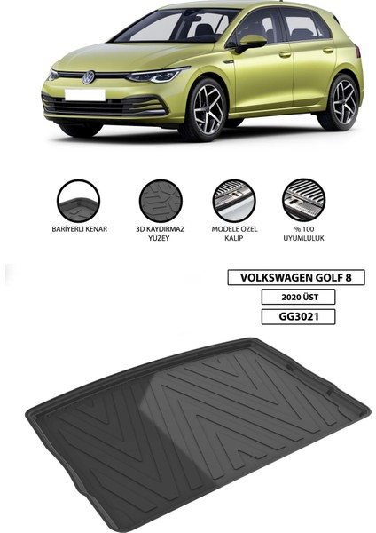 Yücel Oto Aksesuar Volkswagen Golf 8 Bagaj Havuzu