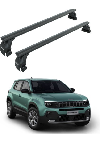 Jeep Avenger Portbagaj Ara Atkısı Tavan Taşıyıcı Siyah Toros