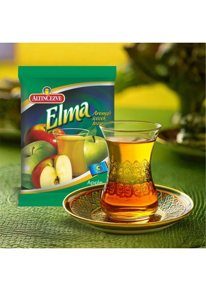 Elma Aromalı Içecek Tozu 250 gr - 5li Paket