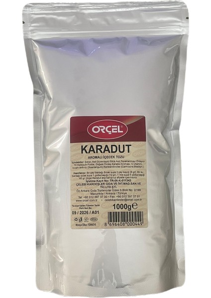 Karadut Aromalı Içecek Tozu 1000 gr