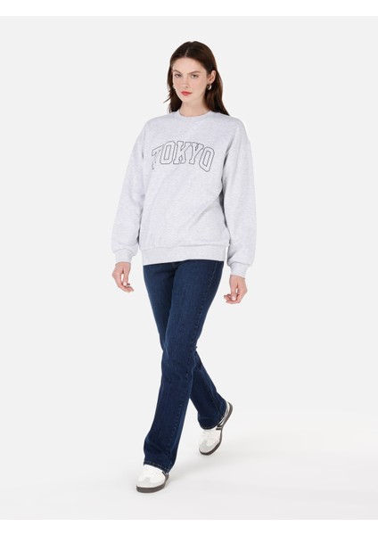 Gri Kadın Sweatshirt CL1070195_Q1.V2_MGA