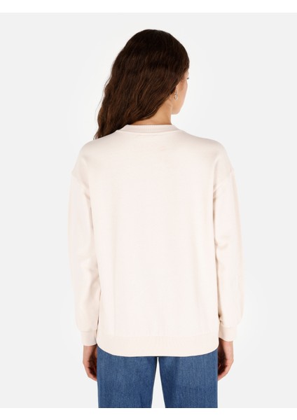 Beyaz Kadın Sweatshirt CL1070196_Q1.V2_OFW fiyatları