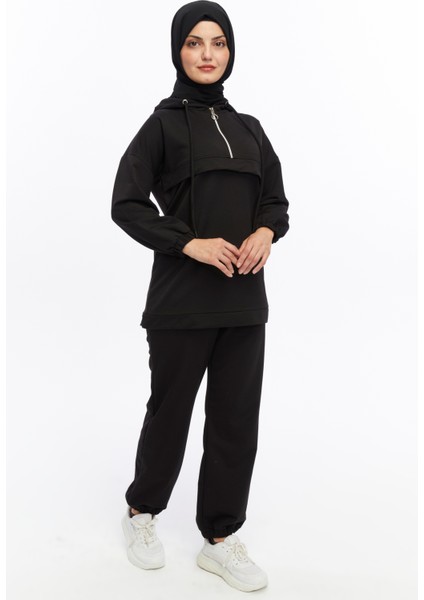 Espoirplus Kadın Yarım Fermuarlı Ikili Spor Takım