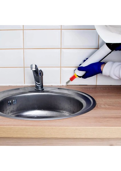 Paslanmaz Çelik Kalafat Memesi Aplikatör Seti Kalafat Sonlandırıcı Tutkal Aracı Mutfak Banyo Lavabo Silikon Mastik Bitirme indirimleri