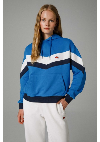 Crop Kapüşonlu Kadın Sweat EF178-SBL fiyatları