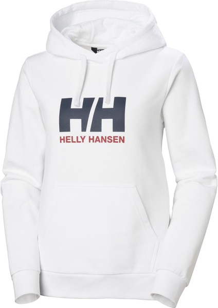 W Hh Logo Kapüşonlu Sweatshırt 2.0 HHA.34460-WHITE