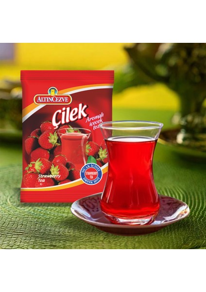 Çilek Aromalı İçecek Tozu Oralet 3 x 250 gr